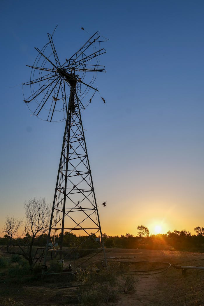 Crafting Captivating Headlines: Your awesome post title goes here Captivating sunset over a windmill in Witjira, South Australia.